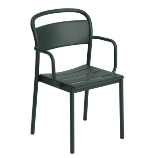 Muuto LINEAR STEEL karmstol, mörkgrön image