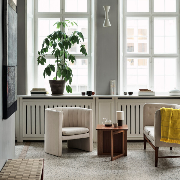 Loafer SC23 w Balder 212 IMayor AJ6 in Oiled Walnut w Balder 212 IBetty TK4 in Maroon w Natural Linen IUntitled AP10 w Desert Yellow IManhattan SC52 image