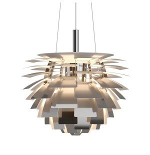 Louis Poulsen PH ARTICHOKE Ø480 riippuvalaisin, ruostumaton teräs kuva