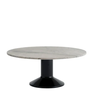 Muuto MIDST soffbord Ø90, marmor/svart image
