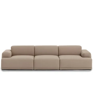 Muuto CONNECT SOFT moduulisohva 3-istuttava, Steelcut Trio 426 kuva