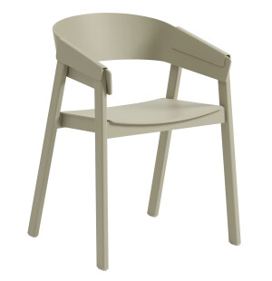 Muuto COVER käsinojatuoli, tumma beige kuva
