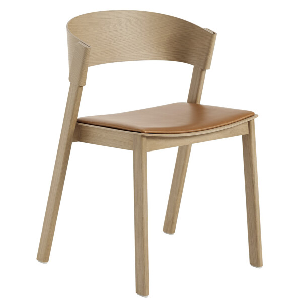 Muuto Cover side chair oak refine leather kuva