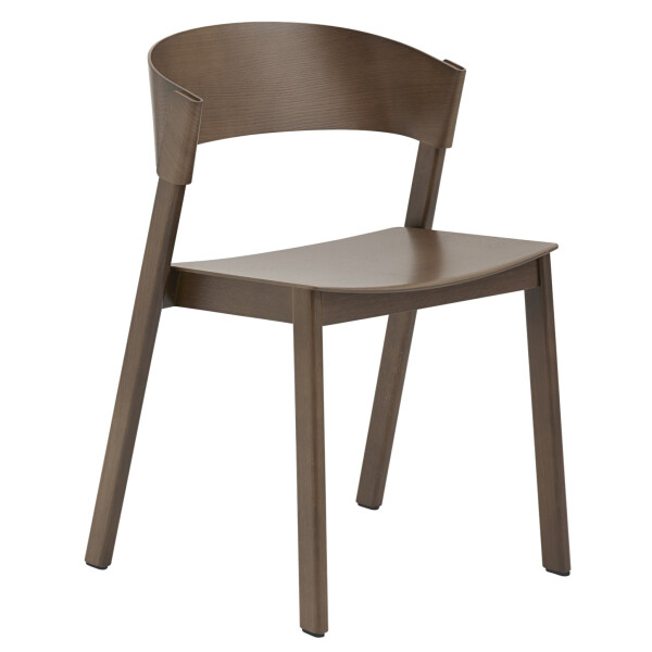 Muuto Cover side chair stained dark brown image