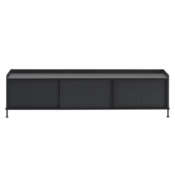 Muuto Enfold sideboard 186x45 h48 anthracite black front kuva
