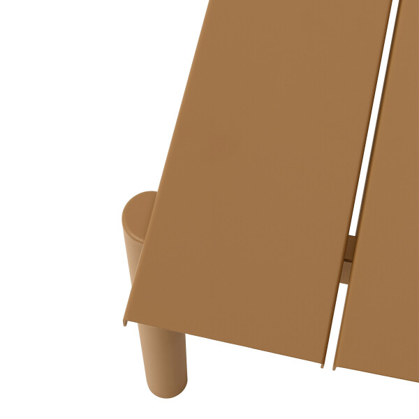 Muuto Linear burnt orange detail bench image