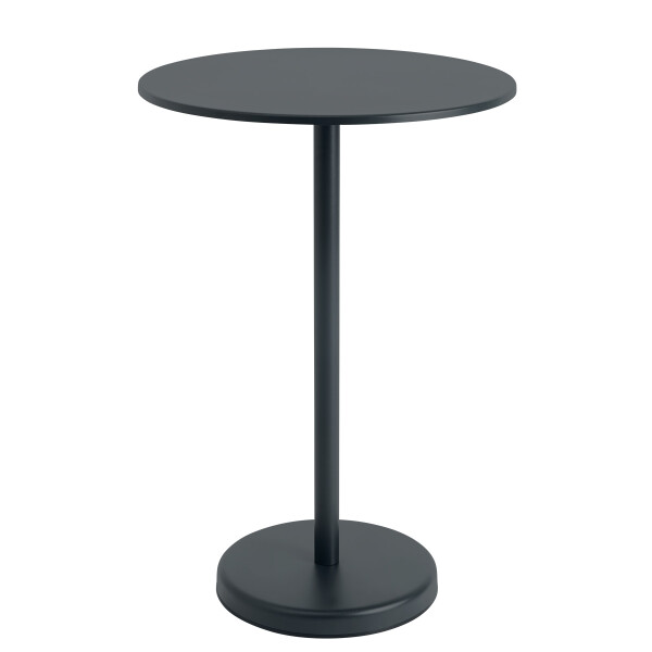 Muuto Linear steel cafe table round o 70 h 105 black kuva