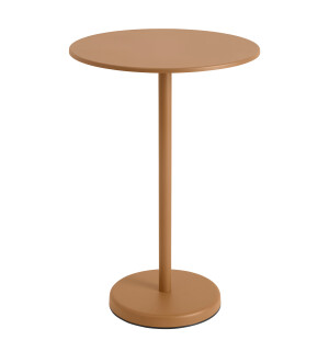 Muuto LINEAR STEEL cafébord Ø70 h105, burnt orange image