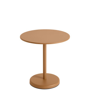 Muuto LINEAR STEEL cafébord Ø70 h73, burnt orange image