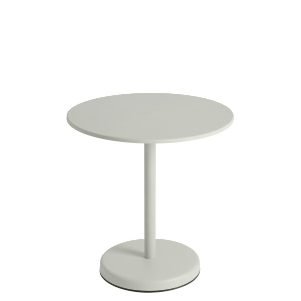 Muuto Linear steel cafe table round o 70 h 73 grey kuva