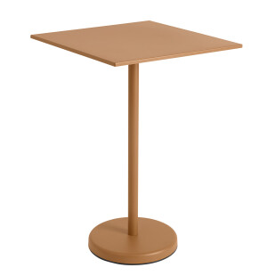 Muuto LINEAR STEEL cafébord 70x70 h105, burnt orange image