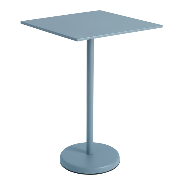 Muuto Linear steel cafe table square 70x70 h 105 pale blue kuva