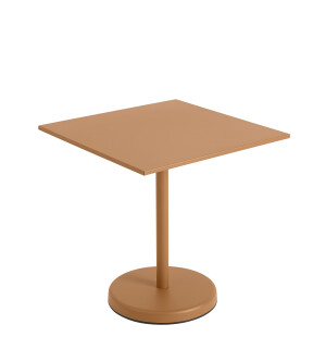 Muuto LINEAR STEEL cafébord 70x70 h73, burnt orange image