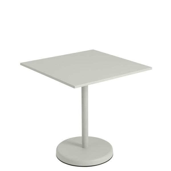 Muuto Linear steel cafe table square 70x70 h 73 grey kuva