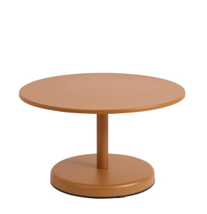 Muuto LINEAR STEEL soffbord Ø70 cm, burnt orange image