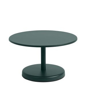 Muuto LINEAR STEEL soffbord Ø70 cm, mörkgrön image