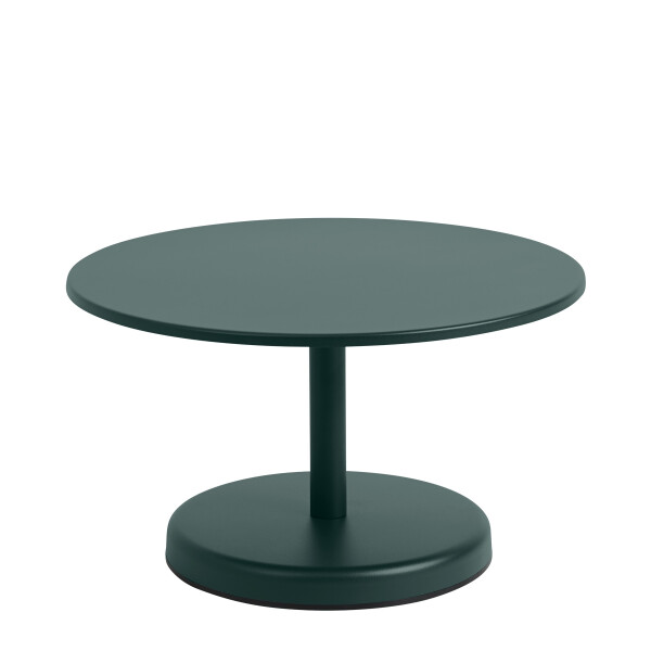 Muuto Linear steel coffee table 70 h40 dark green kuva