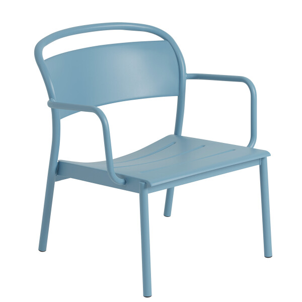 Muuto Linear steel lounge armchair pale blue kuva