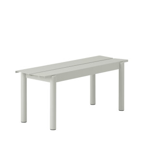 Muuto LINEAR STEEL bänk 110 cm, grå image