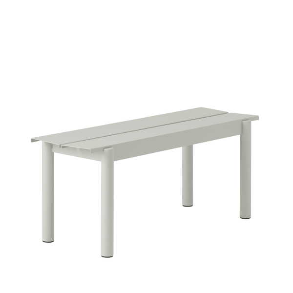 Muuto Linear steel outdoor bench 110 grey image