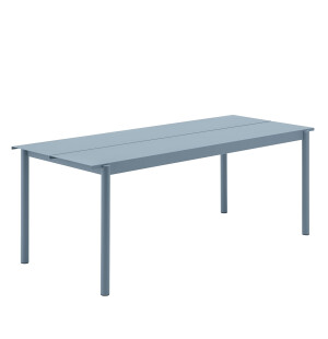 Muuto LINEAR STEEL bord 200x75 cm, pale blue image