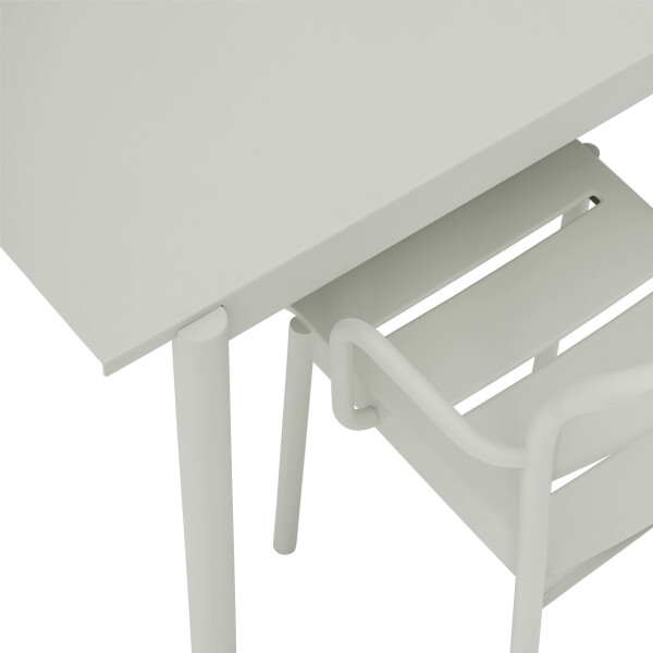 Muuto Linear steel outdoor table 220 grey detail kuva