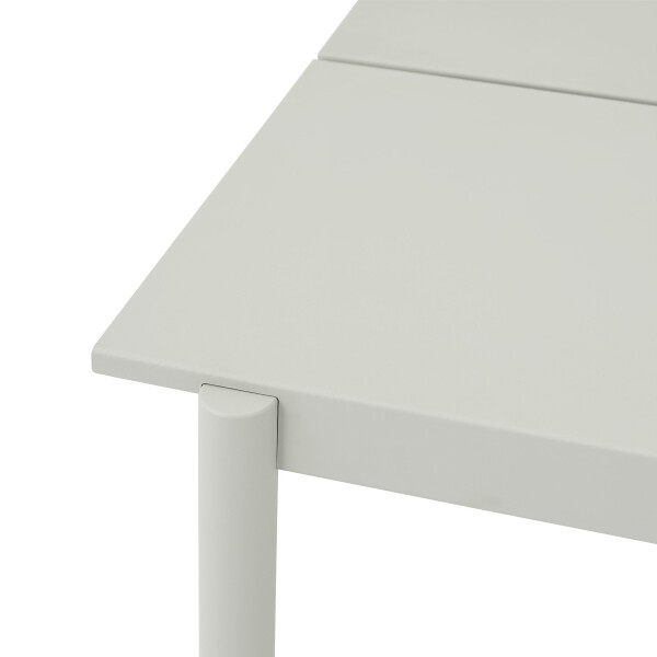 Muuto Linear steel outdoor table 220 grey details kuva