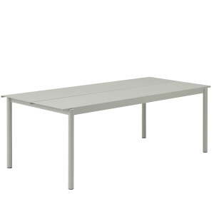 Muuto LINEAR STEEL bord 220x90 cm, grå image