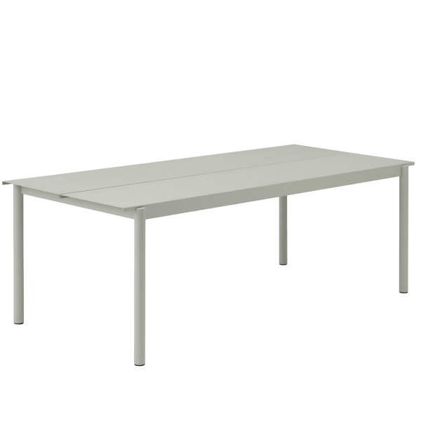 Muuto Linear steel outdoor table 220 grey kuva
