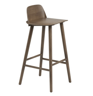 Muuto NERD baarituoli, tummanruskea kuva