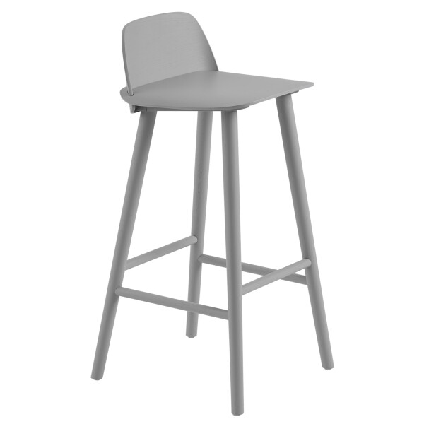 Muuto Nerd bar stool grey kuva