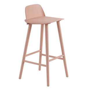 Muuto NERD baarituoli, roosa kuva