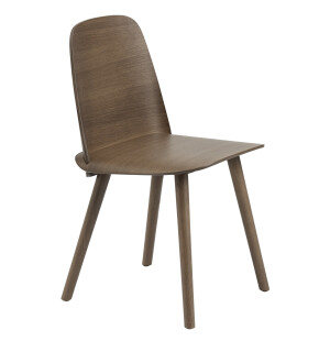 Muuto NERD stol, mörkbrun image