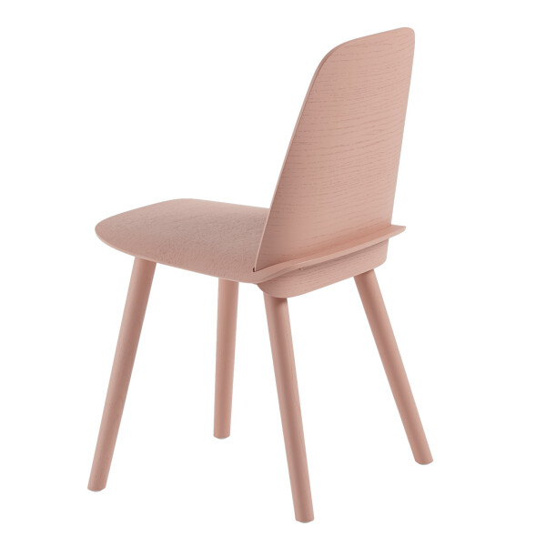 Muuto Nerd chair tan rose angle image
