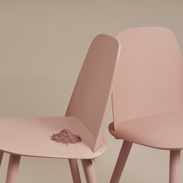 Muuto Nerd chair tan rose concept image