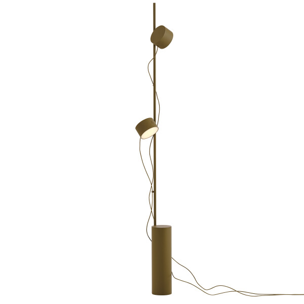 Muuto Post floor lamp brown green image