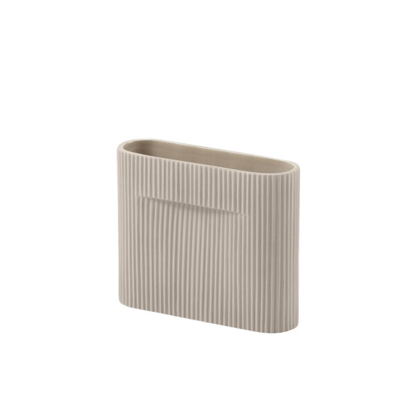 Muuto Ridge vase beige 16.5 cm image