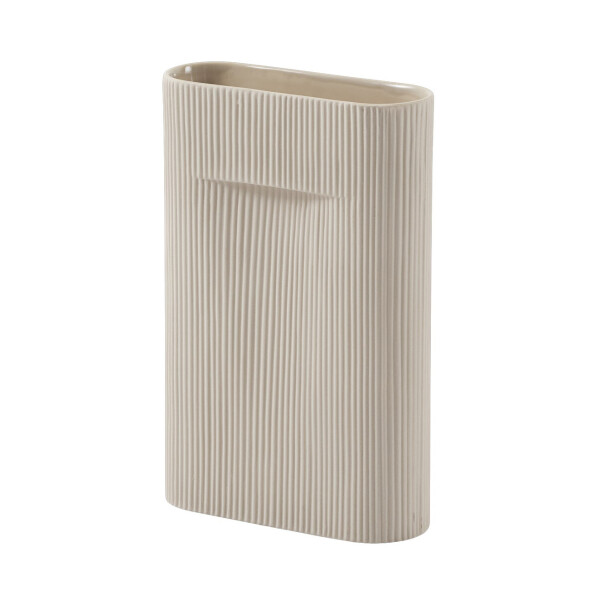 Muuto Ridge vase beige 35 cm image