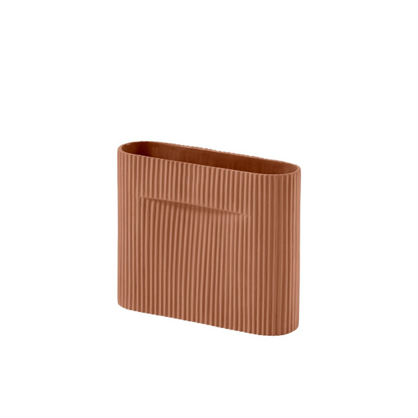 Muuto Ridge vase terracotta 16.5 cm image