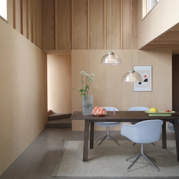 Muuto Two layer grey ply rug image