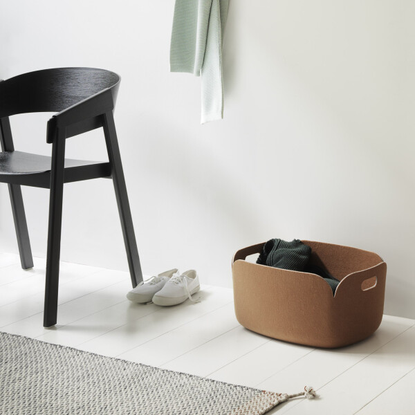 Muuto cover armchair black lifestyle image