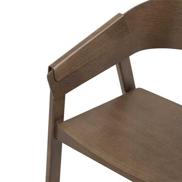 Muuto Cover armchair armchair stained dark brown detail image