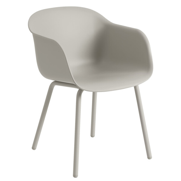 Muuto Fiber outdoor armchair grey image