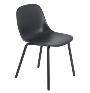 Muuto FIBER OUTDOOR tuoli, antrasiitti musta kuva
