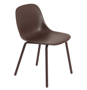 Muuto FIBER OUTDOOR tuoli, brown red kuva