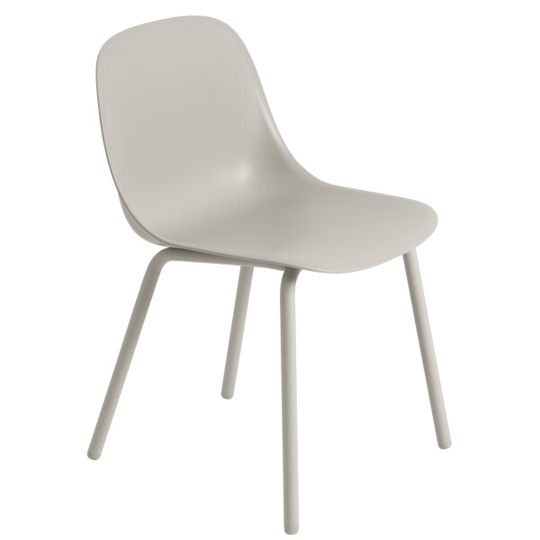 Muuto Fiber outdoor side chair grey image