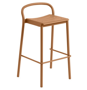 Muuto LINEAR STEEL barstol, burnt orange image