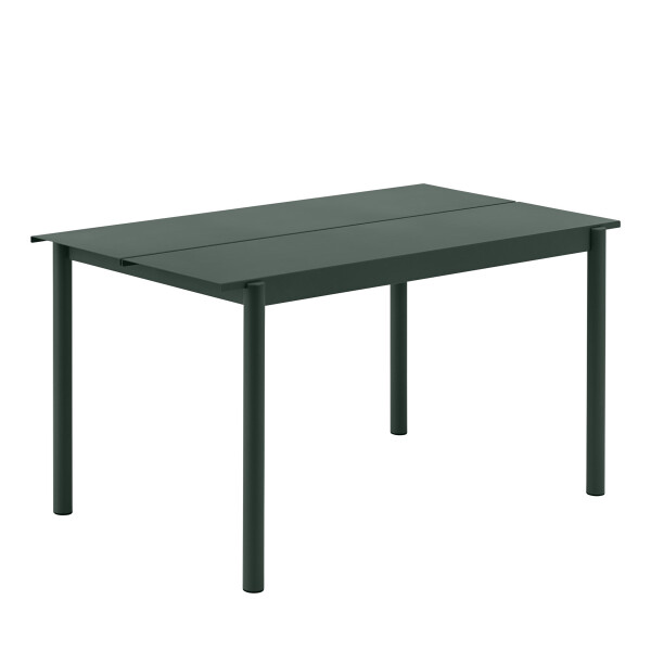 Muuto Linear steel outdoor table 140 dark green kuva