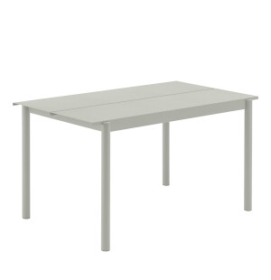 Muuto LINEAR STEEL bord 140x75 cm, grå image
