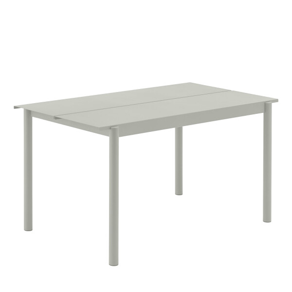 Muuto Linear steel outdoor table 140 grey kuva